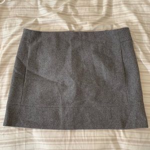 J Crew Wool Mini Skirt